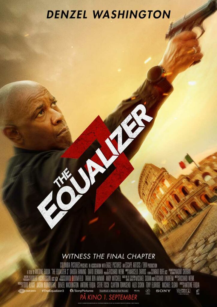 The Equalizer 3 har premiere på kino i Norge september 2023