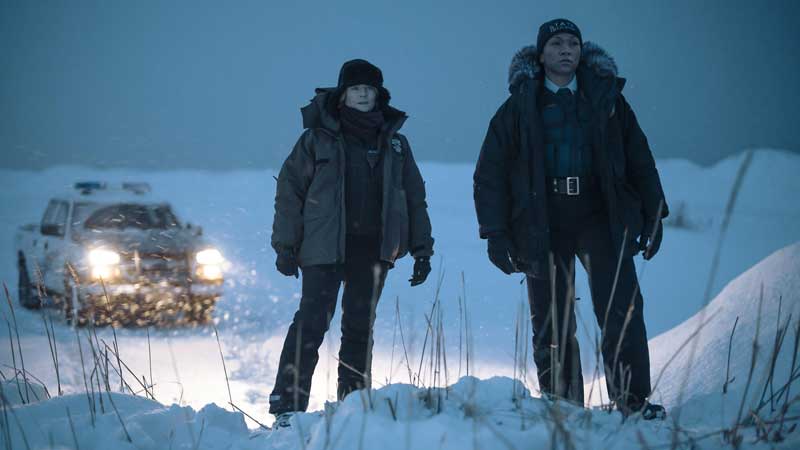 Jodie Foster og Kali Reis i True Detective sesong 4: Night Country, serie, Norge.