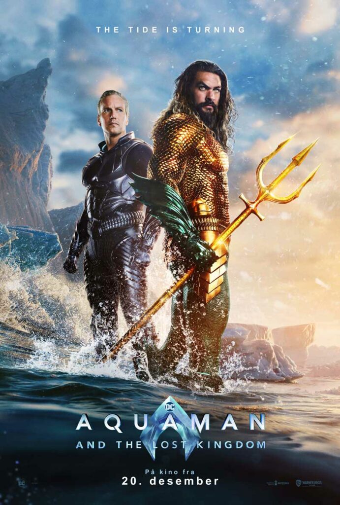 Aquaman and the Lost Kingdom Norgespremiere på kino desember 2023